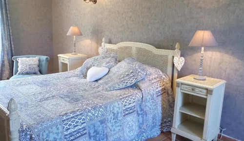 Habitación estándar doble, baño privado, vistas al jardín (Gites de France)