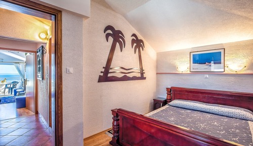 Ático panorámico, 1 habitación, vistas al mar