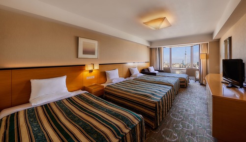Habitación cuádruple, no fumadores (Skytree Side,2Extra Beds ,4 adults)