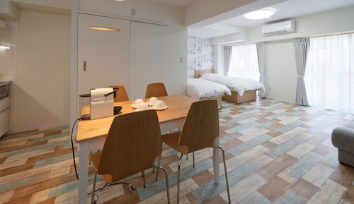 Apartamento básico, 2 camas individuales, cocina