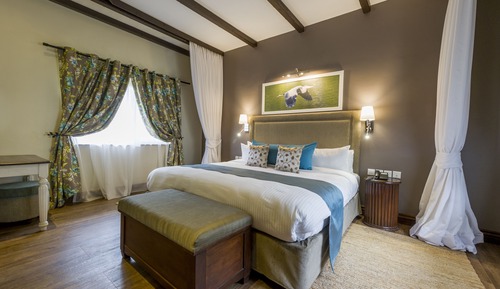 Casa de campo Deluxe, 1 cama de matrimonio grande, vistas a la montaña