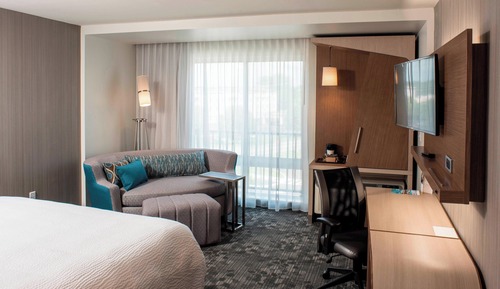 Habitación, 1 cama de matrimonio grande con sofá cama