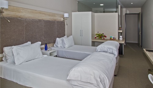 Habitación con 1 cama doble o 2 individuales