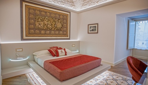 Habitación Deluxe, 1 cama doble, vistas a la ciudad, en una planta alta