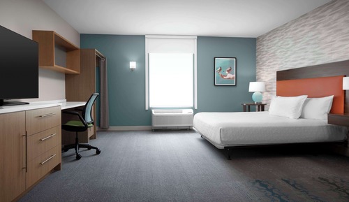 Estudio, 1 cama de matrimonio grande, accesible para personas con discapacidad (Roll In Shower)