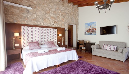 Suite superior, 1 cama de matrimonio grande, terraza, vistas al jardín