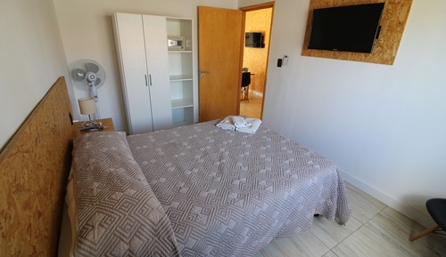 Casa estándar, 1 cama de matrimonio con sofá cama