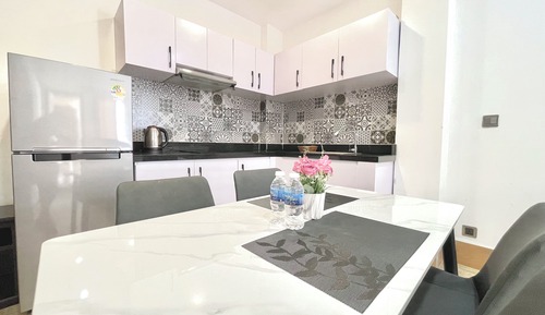 Apartamento familiar, 2 habitaciones, no fumadores, cocina