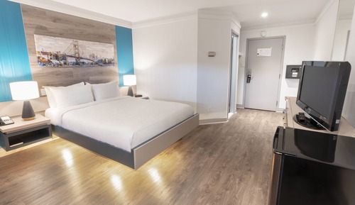 Habitación económica, 1 cama doble, vistas al jardín