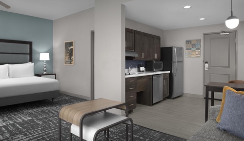 Suite estudio, 1 cama de matrimonio grande, accesible para personas con discapacidad, bañera