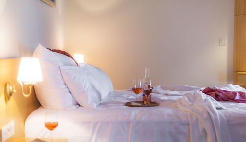 Habitación Deluxe doble, 1 cama de matrimonio, vistas al mar