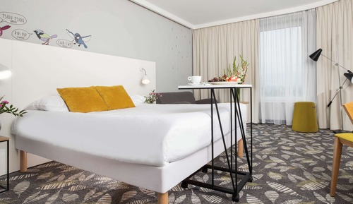 Habitación estándar doble, 1 cama doble con sofá cama
