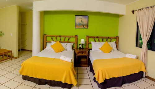 Habitación ejecutiva, 2 camas dobles, vistas al jardín
