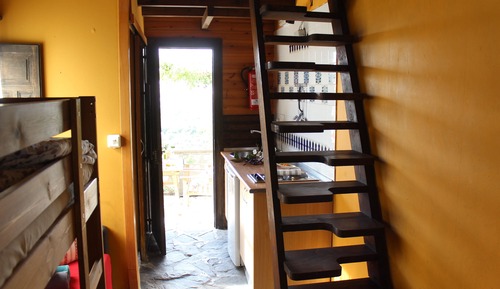 Bungalow familiar, baño privado, vistas al valle