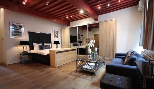 Suite estudio presidencial, 1 cama de matrimonio grande, no fumadores, cocina