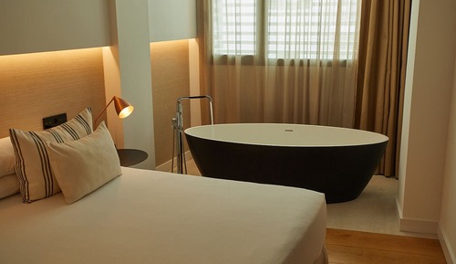Habitación doble superior, bañera