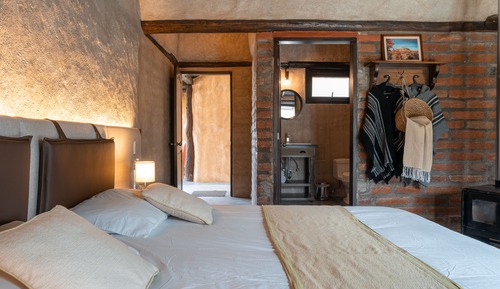 Habitación estándar, 2 camas individuales, chimenea, vistas al jardín
