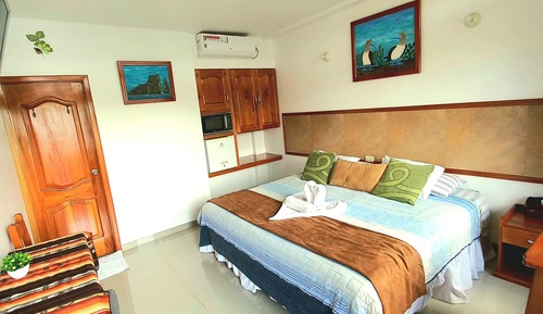 Habitación doble superior, 1 cama de matrimonio grande, vistas al jardín