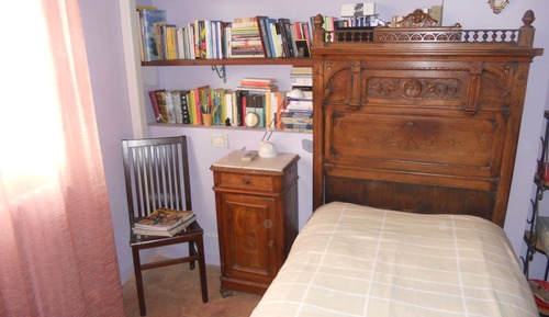 Habitación individual, baño compartido