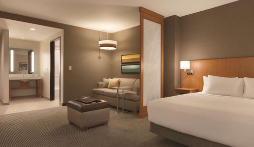 Habitación, 1 cama de matrimonio grande con sofá cama (High Floor)