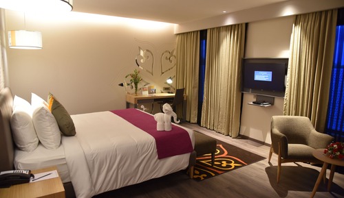 Estudio, 1 cama doble con sofá cama