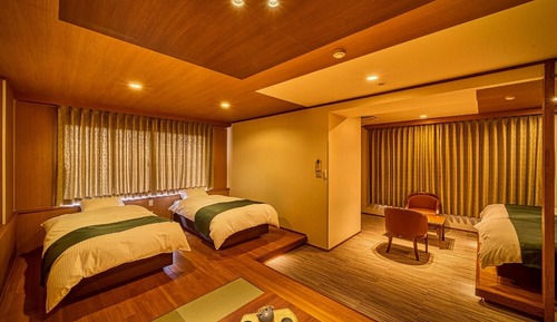 Habitación superior, no fumadores (Western Style, with Open-air Bath)