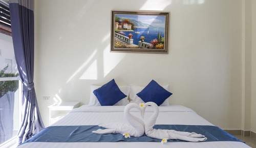 Habitación estándar doble, 1 cama de matrimonio grande, baño privado