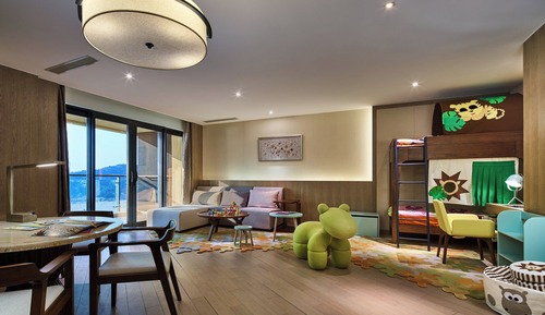 Suite familiar, varias camas, vistas al mar (Crowne Family Themed Kids Room)