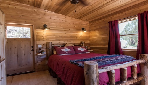 Cabaña Deluxe, 2 habitaciones, cocina, vistas a la montaña (1)