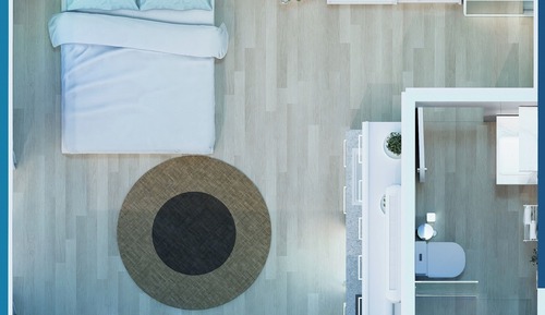 Estudio Deluxe, baño privado (Hydrangea Flat)