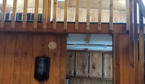 Cabaña, chimenea (Private Queen C40)