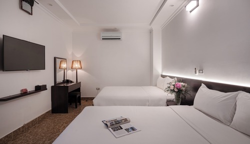 Habitación Confort con 1 cama doble o 2 individuales, 2 camas de matrimonio