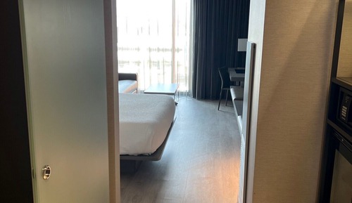 Habitación, 1 cama de matrimonio grande, vistas a la ciudad (Mobility Accessible, Roll-in Shower)