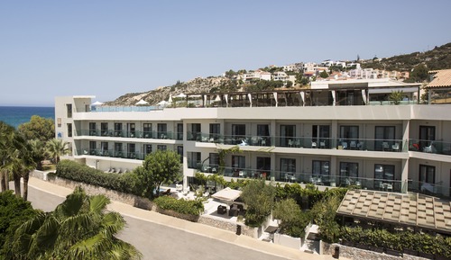 Superior Room Balcony, Side Sea view in Almyrida Residence Hotel