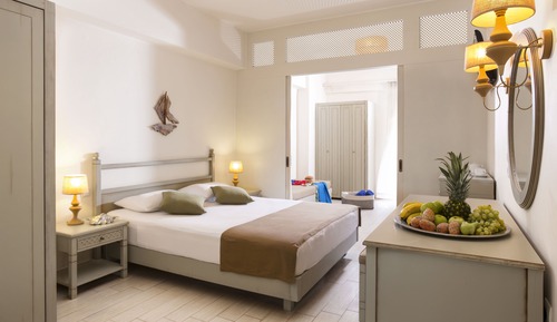 Double or Twin Room, Balcony, Mountain View in Almyrida Beach Hotel