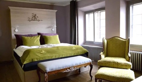 Habitación Deluxe doble, 1 cama de matrimonio grande con sofá cama