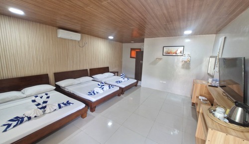 Habitación familiar, varias camas