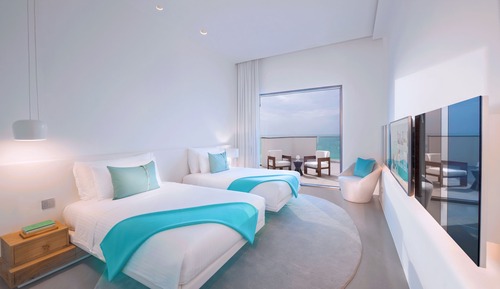 Suite, terraza, vistas al mar