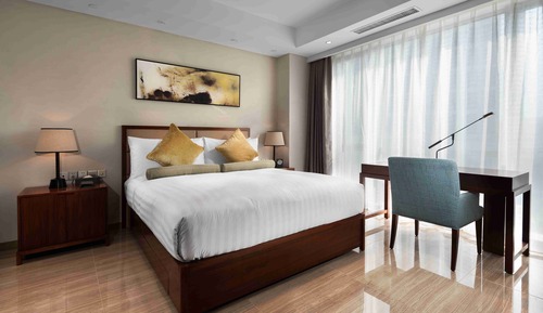 Habitación básica, 1 cama de matrimonio grande