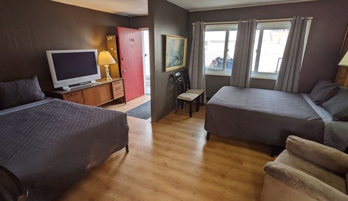 Habitación estándar, 2 camas de matrimonio, cocina