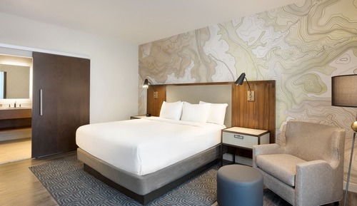 Suite presidencial, 1 cama de matrimonio grande, accesible para personas con discapacidad