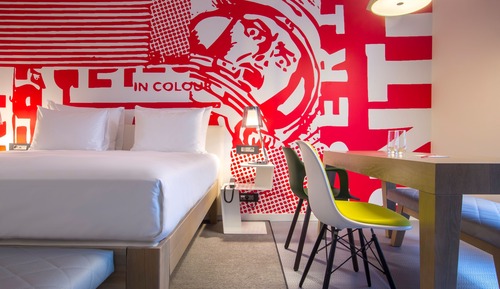 Habitación, 1 cama de matrimonio grande, accesible para personas con discapacidad, no fumadores