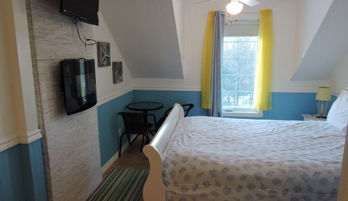 Habitación básica, 1 cama de matrimonio, chimenea, vistas a la montaña