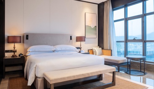 Habitación ejecutiva, 1 cama de matrimonio grande, vistas al lago (Premier)