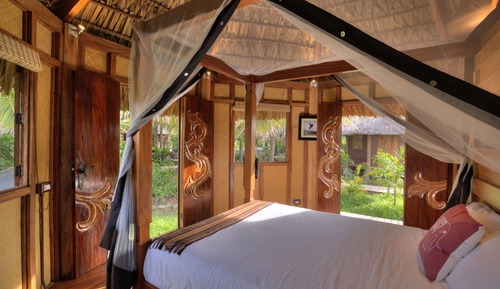 Villa exclusiva, 1 cama de matrimonio, en la zona del jardín