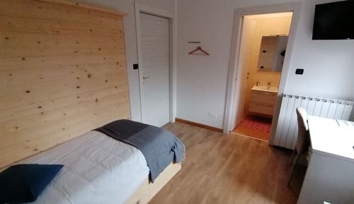 Habitación individual, vistas a la montaña