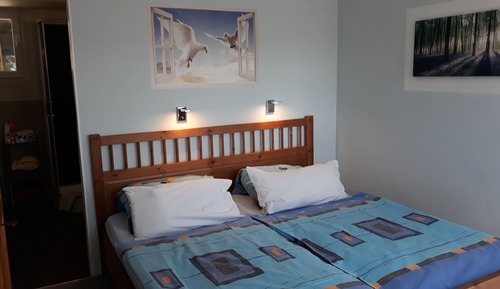 Habitación romántica con 1 cama doble o 2 individuales