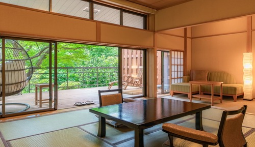 Habitación tradicional, vistas al jardín (JapaneseStyle, Inside bath, Foot bath)