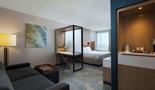 Suite, 1 cama de matrimonio grande con sofá cama, no fumadores (Hearing Accessible)