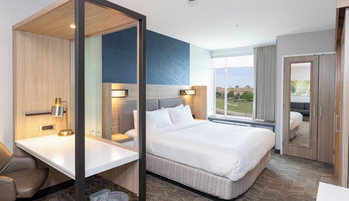 Suite, 1 cama de matrimonio grande con sofá cama, no fumadores (Mobility Accessible, Roll-in Shower)